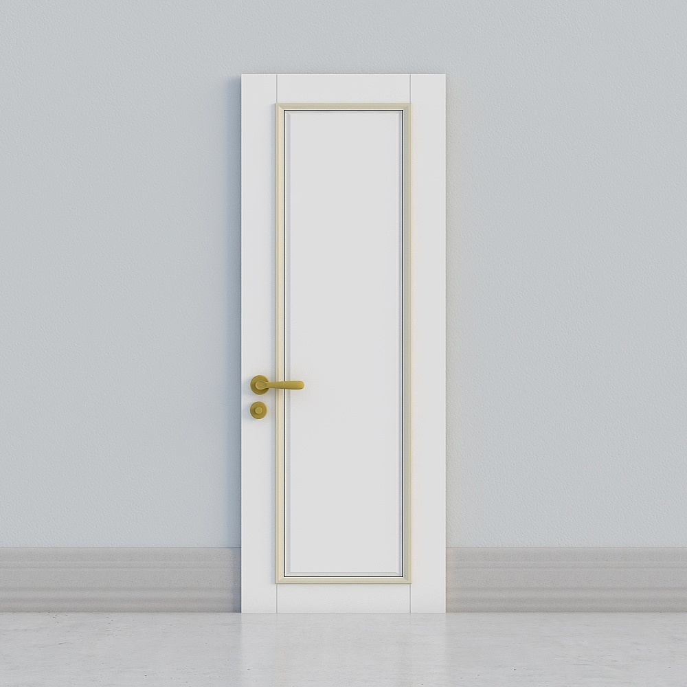 Porte blanche moderne