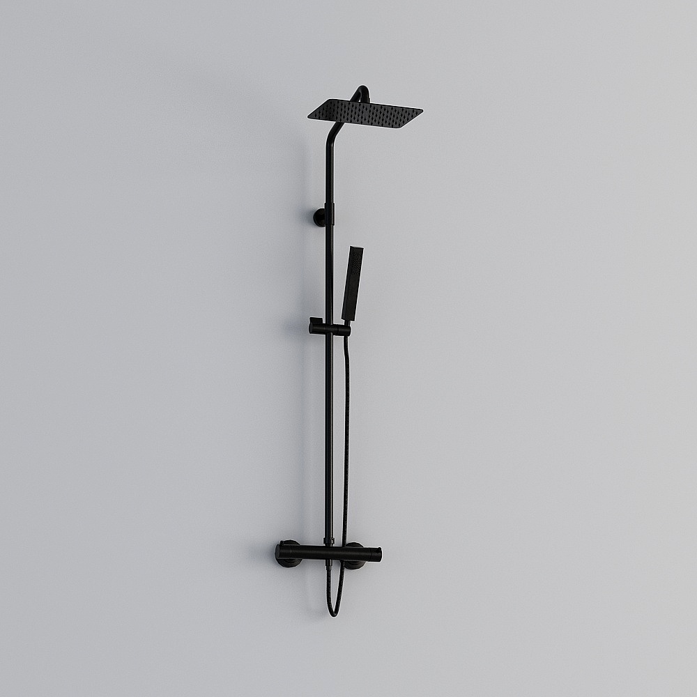 Modern Minimalist Shower System 3D model