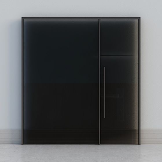 Stylish Minimalist Storage Cabinet 3D model