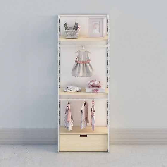 Charming Dreamy Closet 3D Model for Modern Spaces