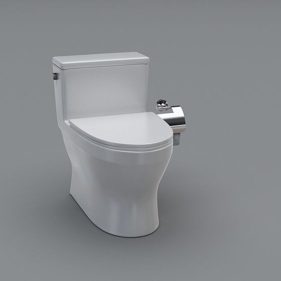 Urban Toilet 3D model for Modern Design