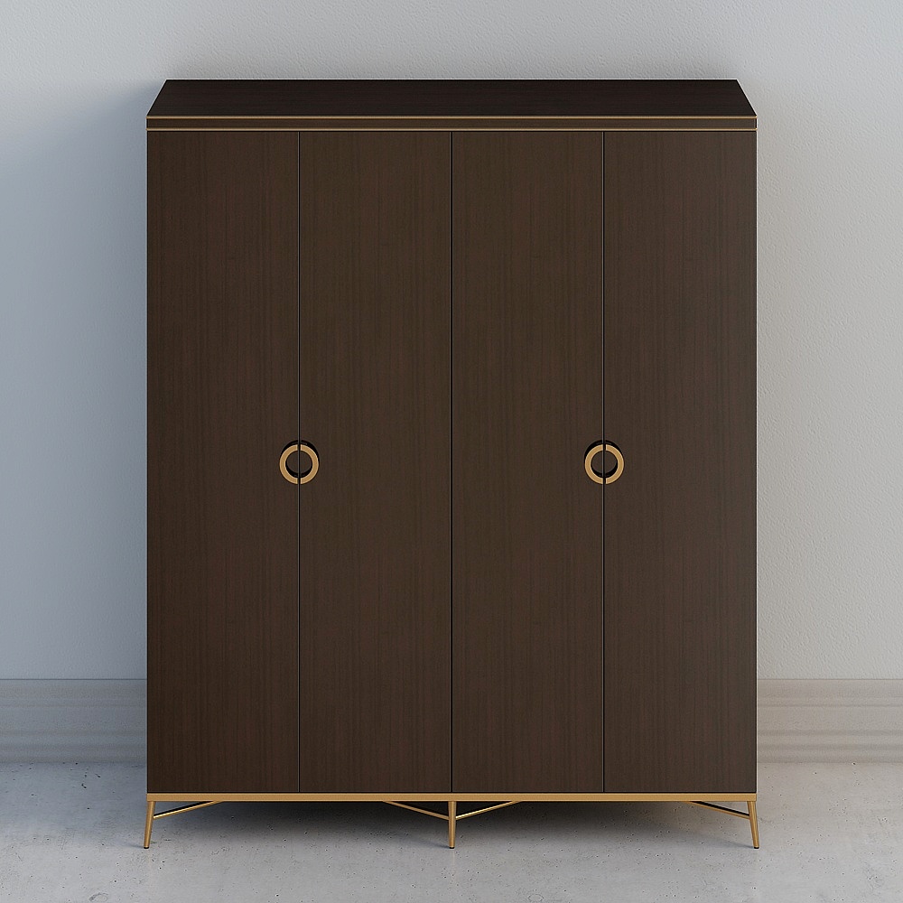 Royal Kai - Hong Kong-style luxury - 9801 four-door wardrobe