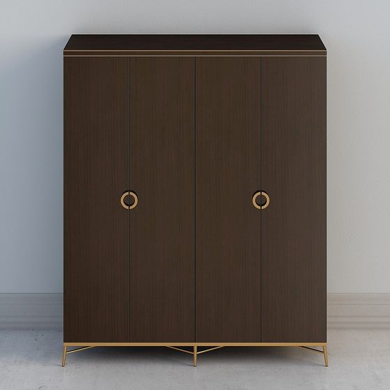 Minimalist Storage Cabinet 3D model