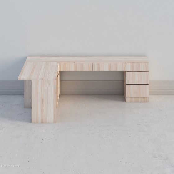 Urban Workbench Low Poly 3D model