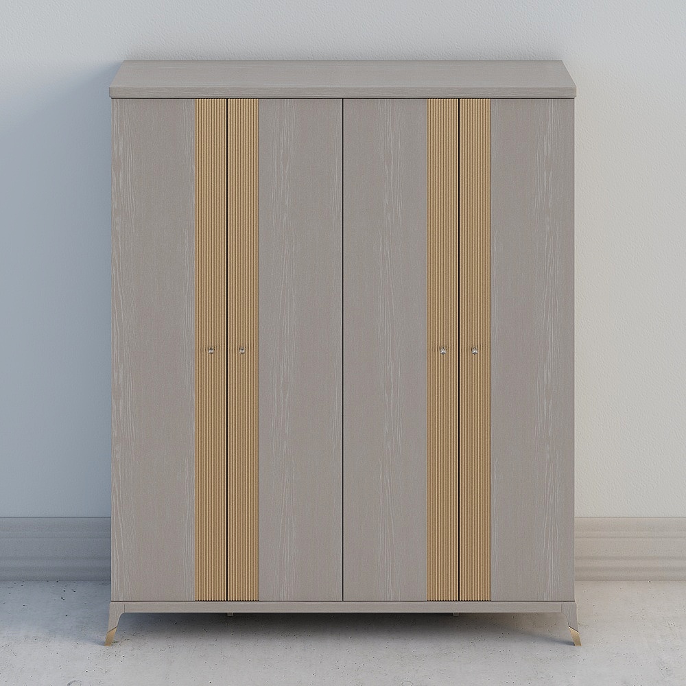 Royal Kai - Fashion American - 2601 four-door wardrobe