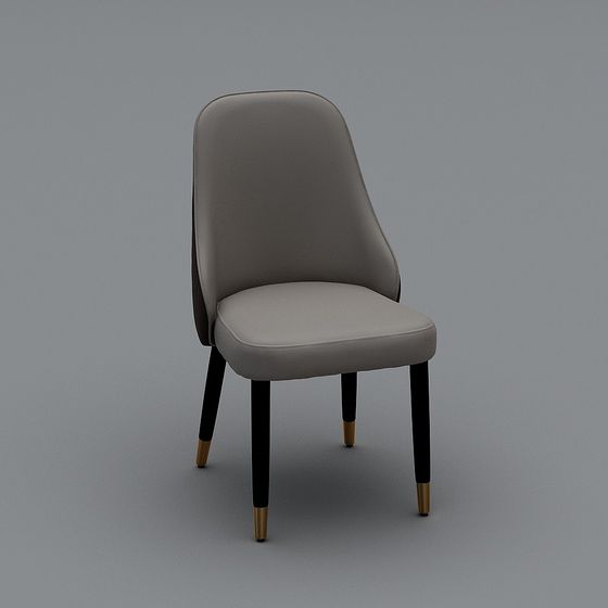Elegant Low-Poly Chair 3D model for Modern Interiors