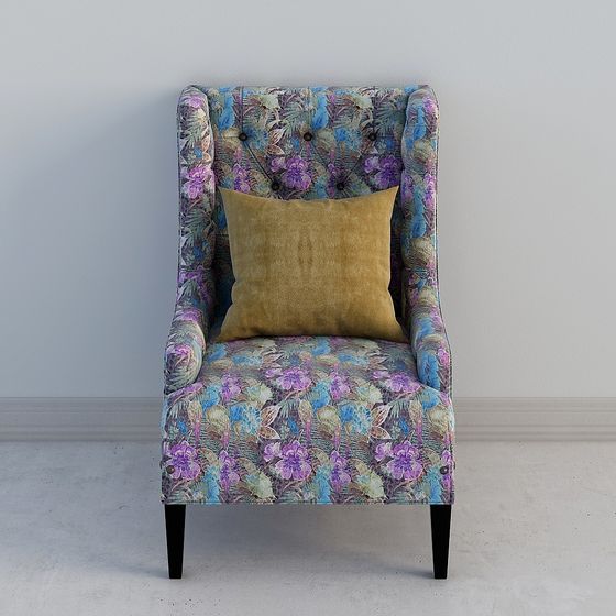 Floral Symphony 3D model Seat