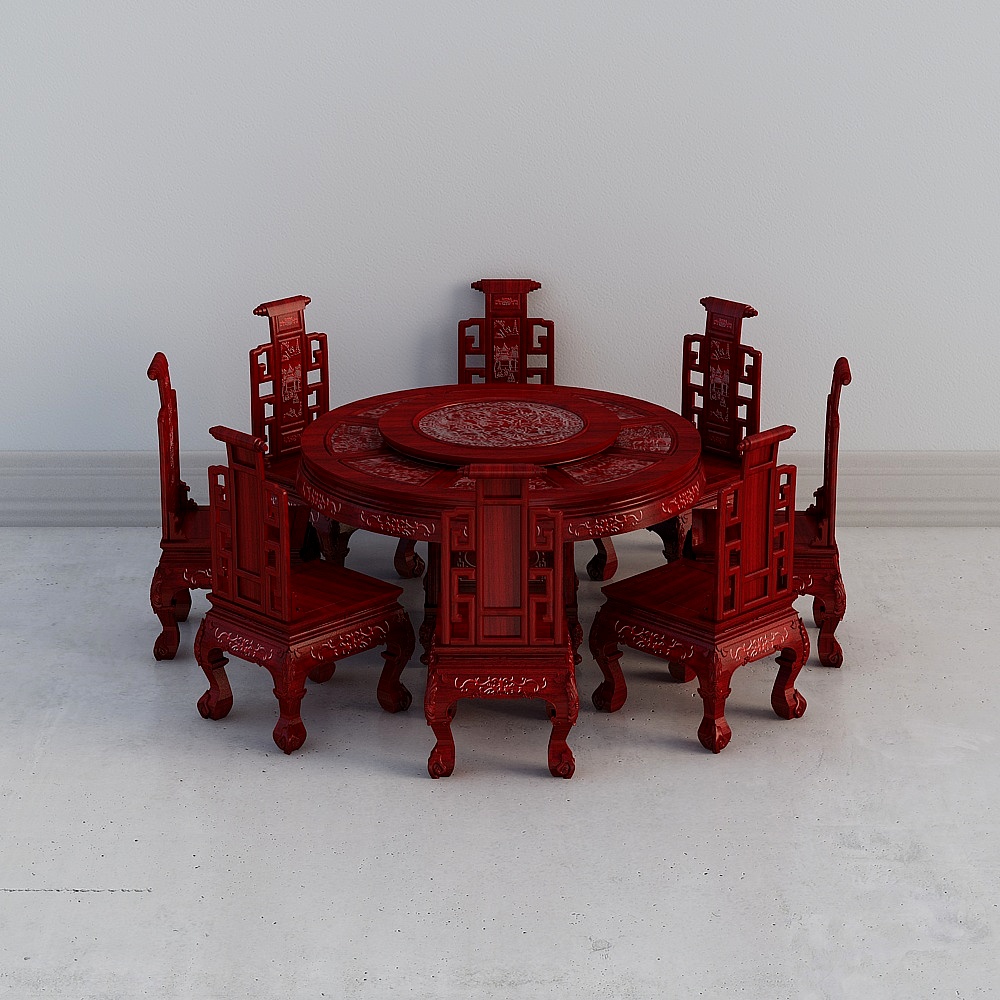 Table à manger en acajou