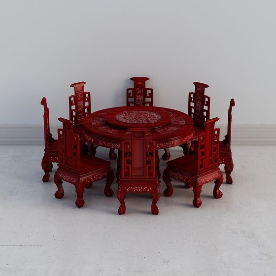 Table à manger en acajou