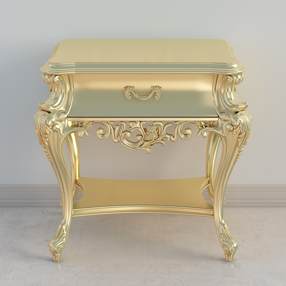 European - light luxury - bedside table 191112