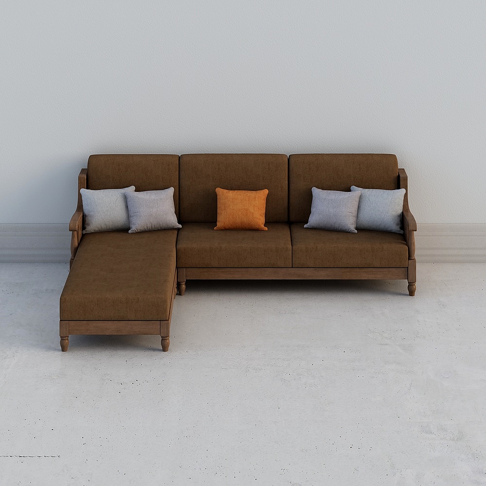 Huasongju - American series M9305-8 corner sofa