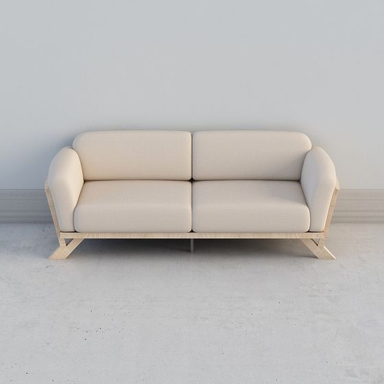 Urban Comfort 3D model Sofa in Modern Aesthetic