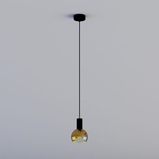 Minimalist Sphere Pendant 3D model