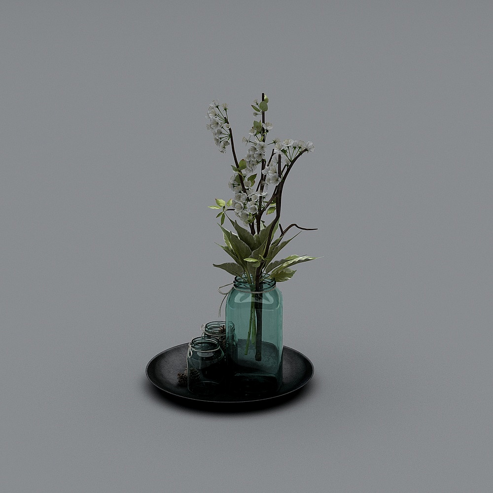 Spring Vase 3D Model