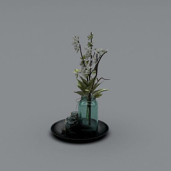 Spring Vase 3D Model