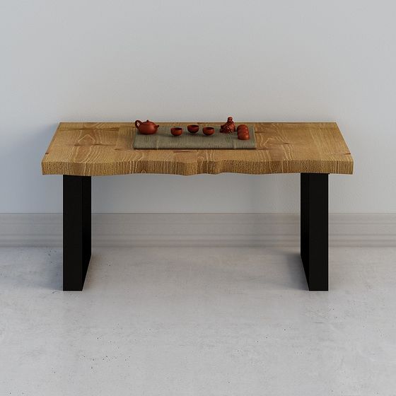 Live Edge Coffee Table 3D model