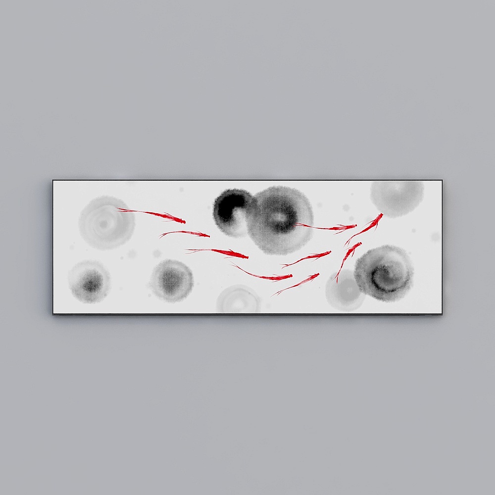 Swimming Fish School 3D model