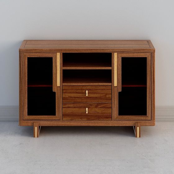 Mid-Century Modern Sideboard 3D model