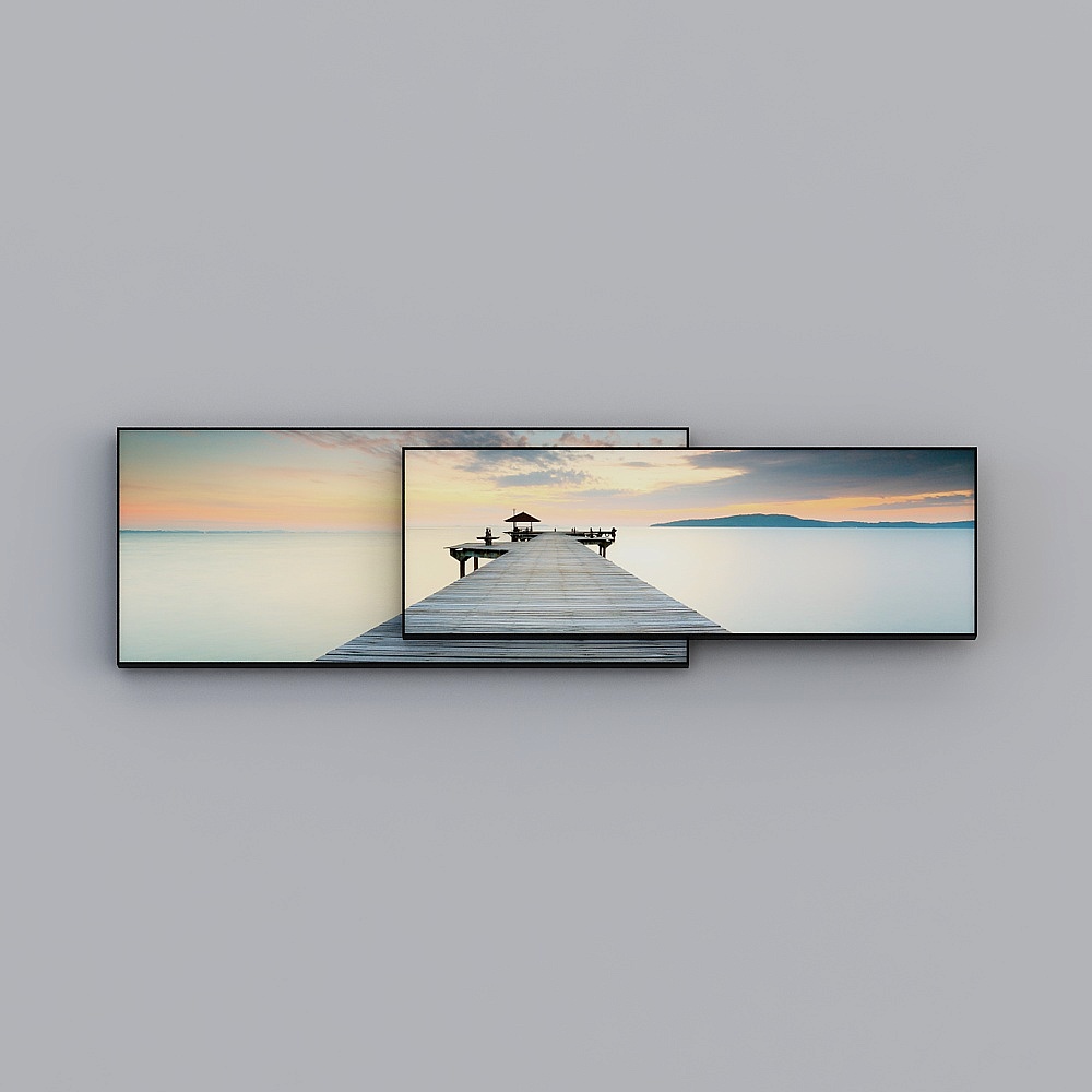 Courtoisie maison complète avec peinture - peinture décorative salon moderne - double-deck superposé - love harbor G