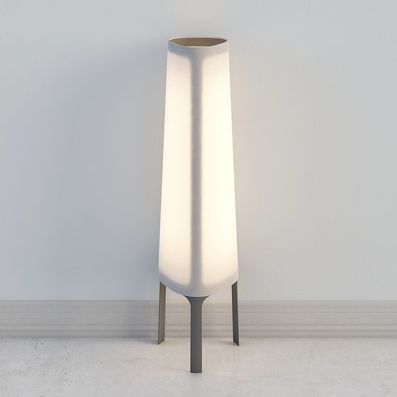 Cone Floor Lamp 3D model for Modern Interiors