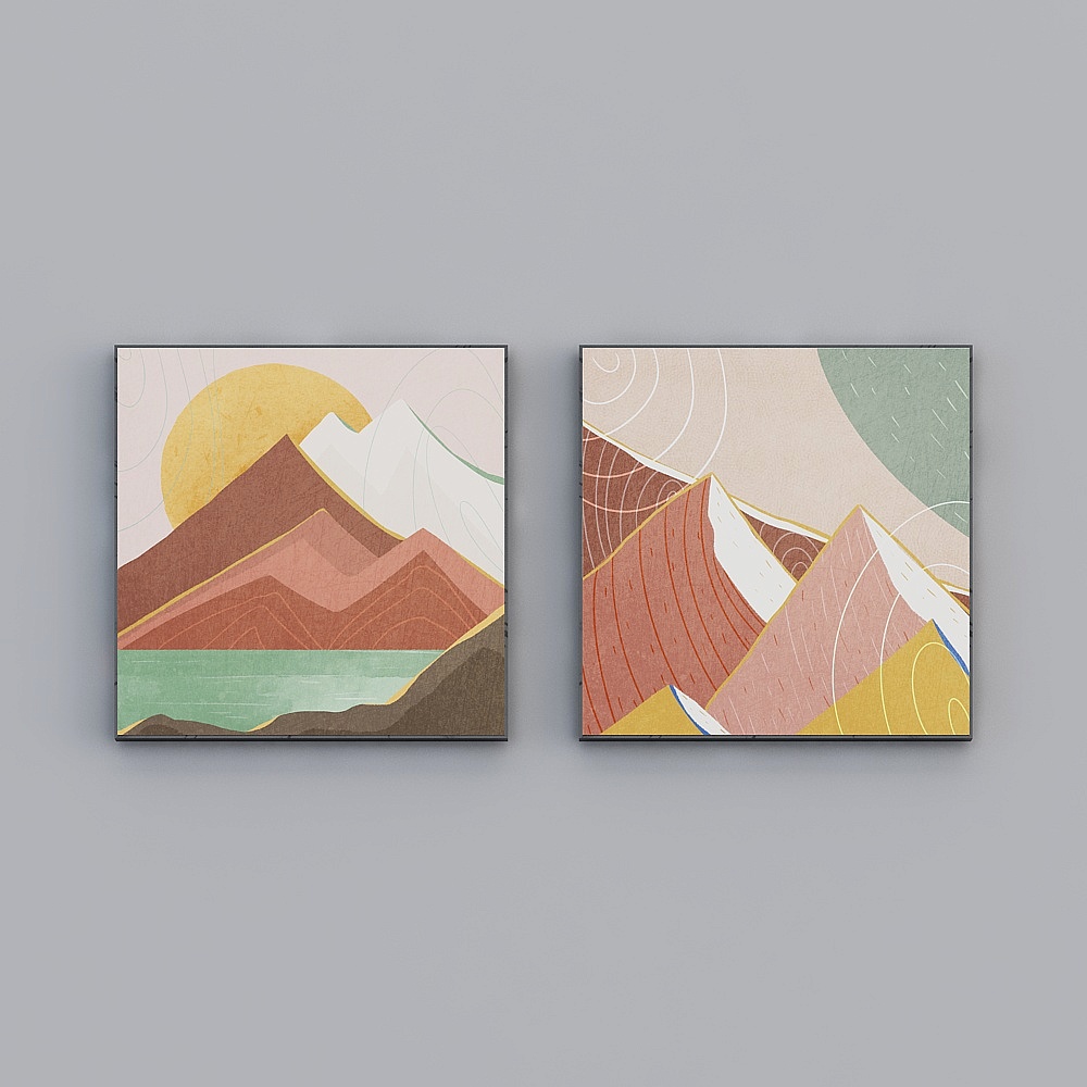 Cloth decorater - geometric small fresh series