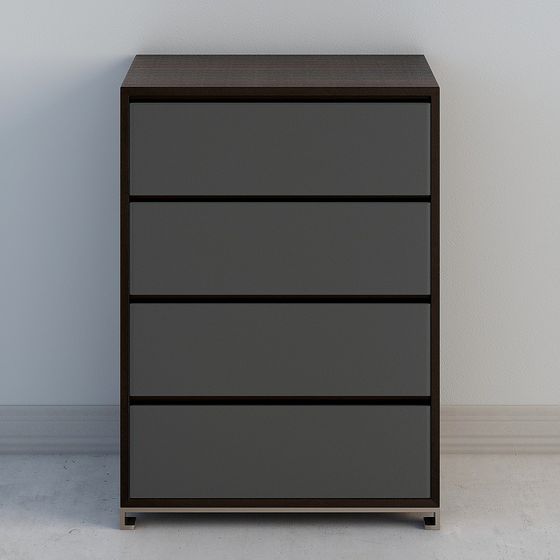 City Window Nightstand 3D model for Modern Interiors