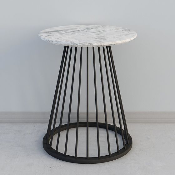 Elegant Round Table Design 3D model