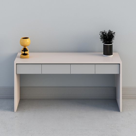 City Corner Workstation 3D model for Modern Spaces