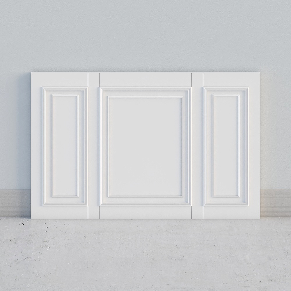 Pared de televisión europea simple