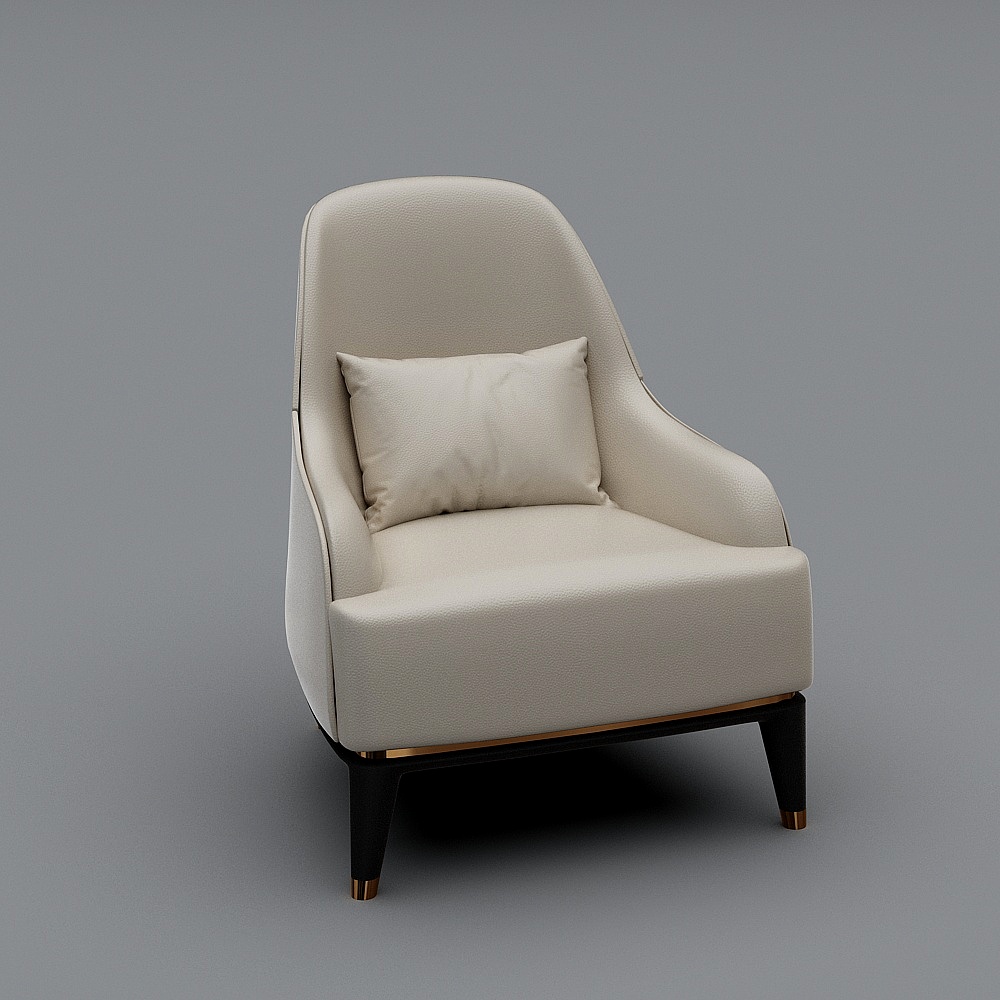 Modern light luxury-single chair