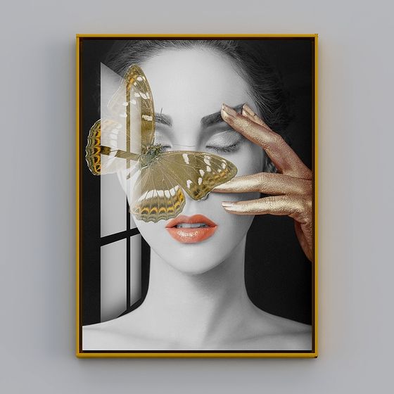 Butterfly Window 3D model