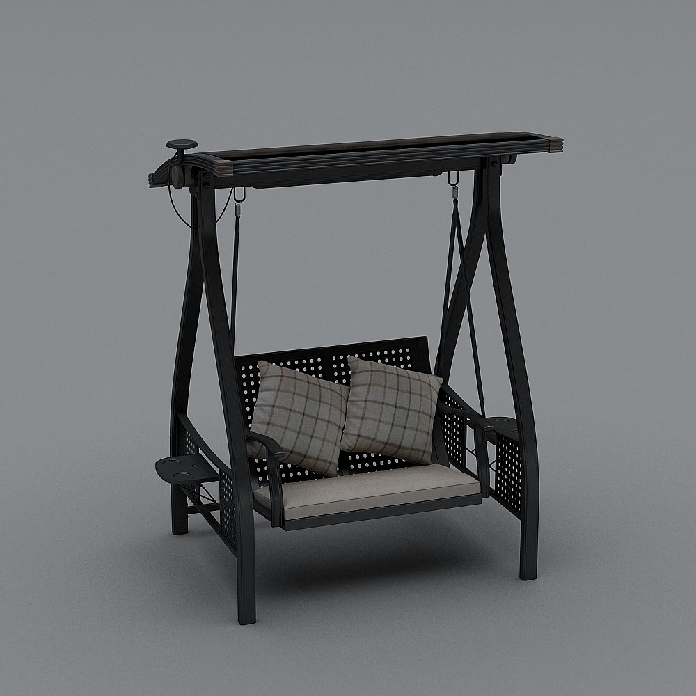Stylish 3D Hanging Chair Model for Modern Spaces