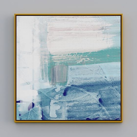 Abstract Picture Frame 3D Model