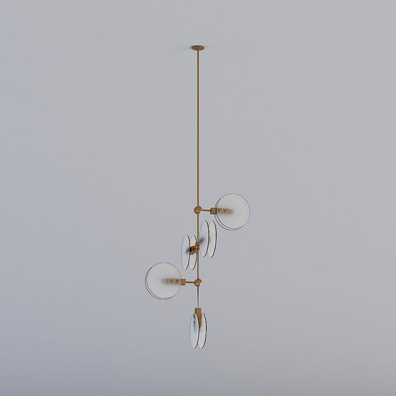 Hanging Art Pendant Light 3D model