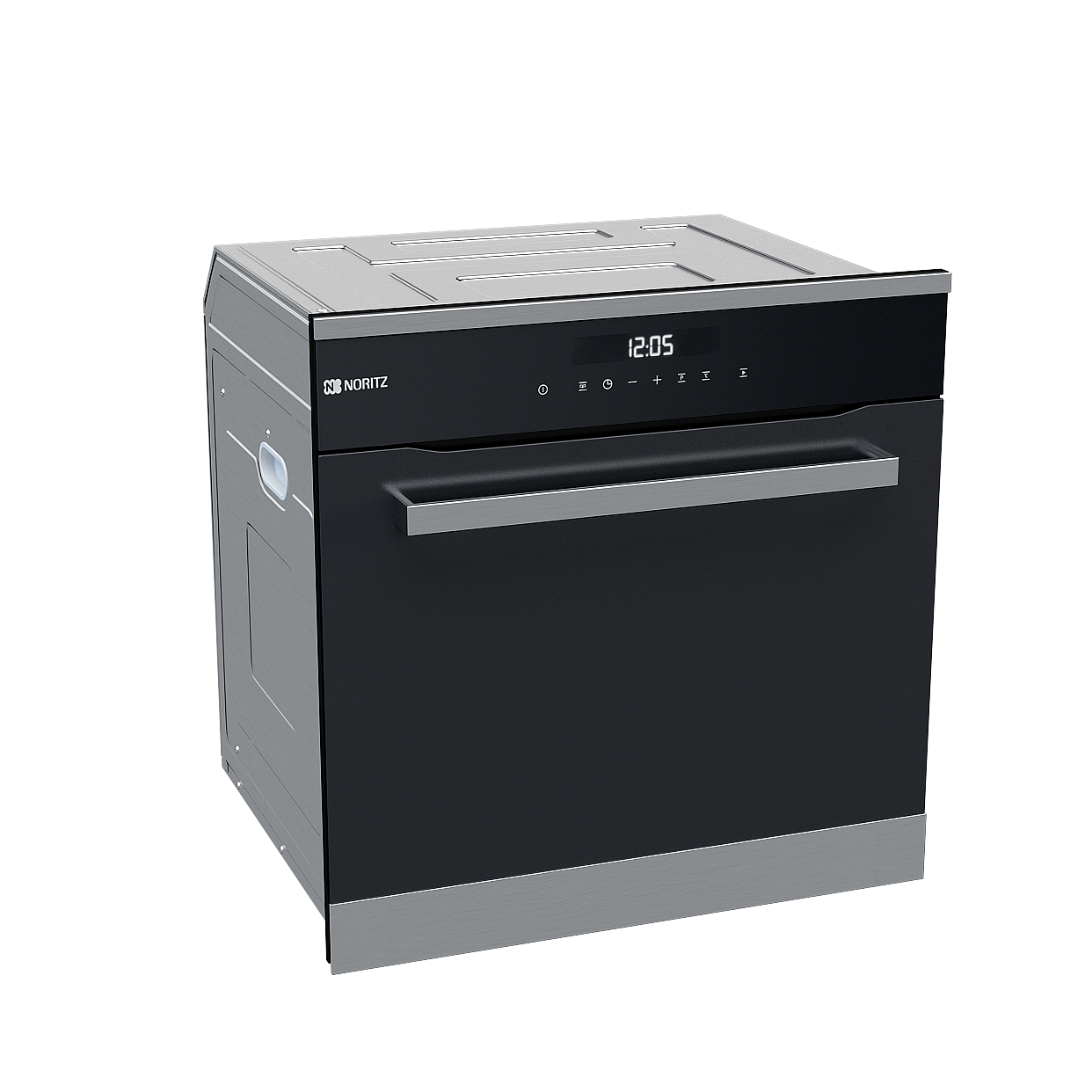 Sleek Modern Oven 3D Model – Low-Poly Black Finish