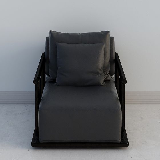 Modern Low-Poly Leisure Chair 3D model