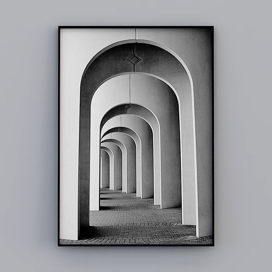 Urban Gateway Arch Bridge 3D model for Creative Projects