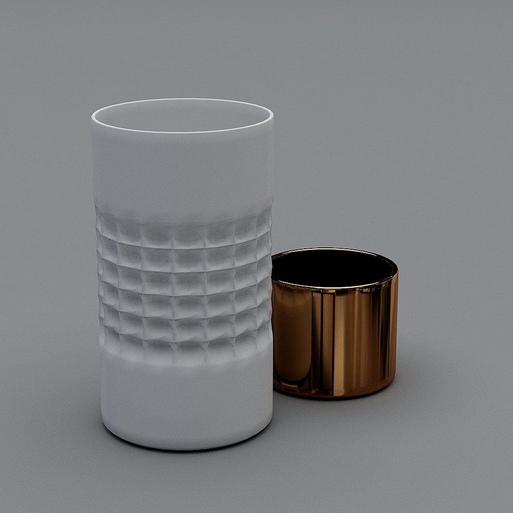 Elegant Modern Low-Poly and High-Detail 3D Model
