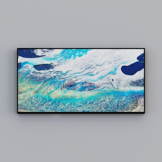 Mesmerizing Oceanic Low-Poly 3D Model for Creative Projects