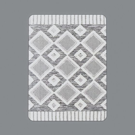 Tribal Diamond Rug 3D model for Creative Spaces