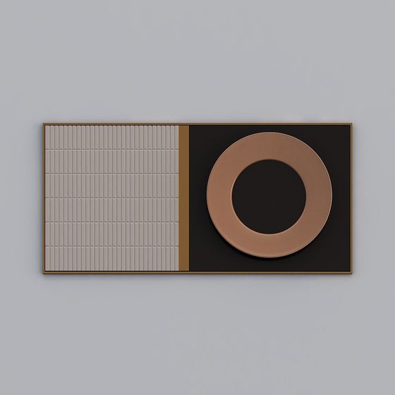 Abstract Geometric Art 3D Model