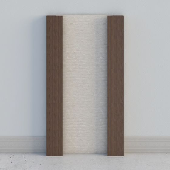 Stylish 3D Model Door Frame Design