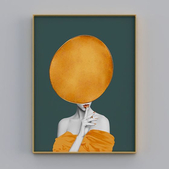 Abstract Round Face 3D model