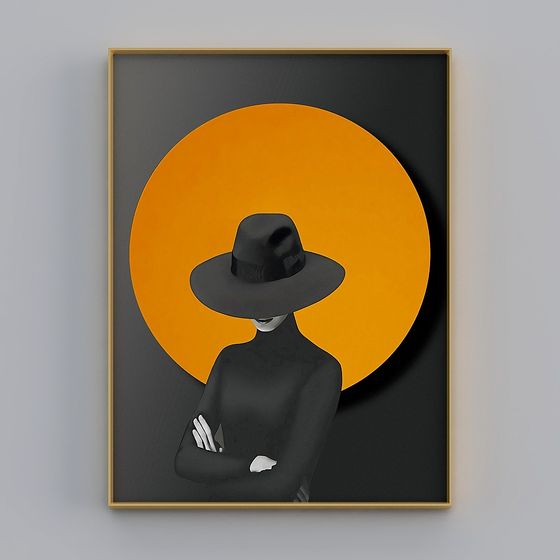 Mysterious Night Shadow 3D Model