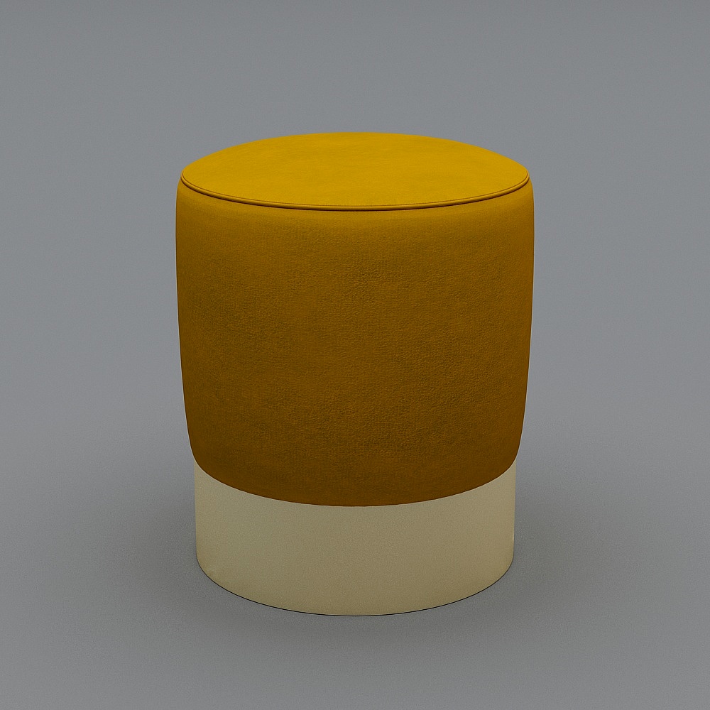 chaise décorative jaune