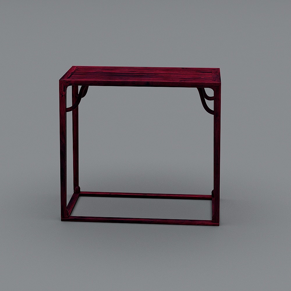 Vintage Style Side Table 3D model