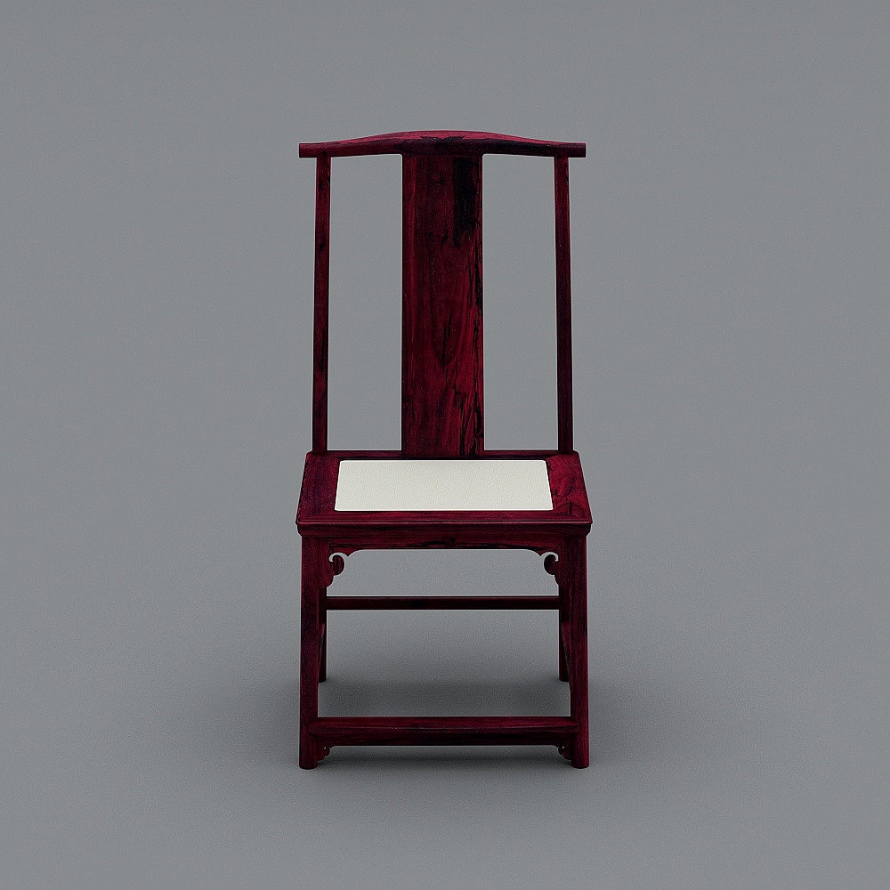 Classical Mahogany Chair 3D model