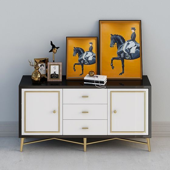 Elegant Sideboard 3D model for Modern Interiors