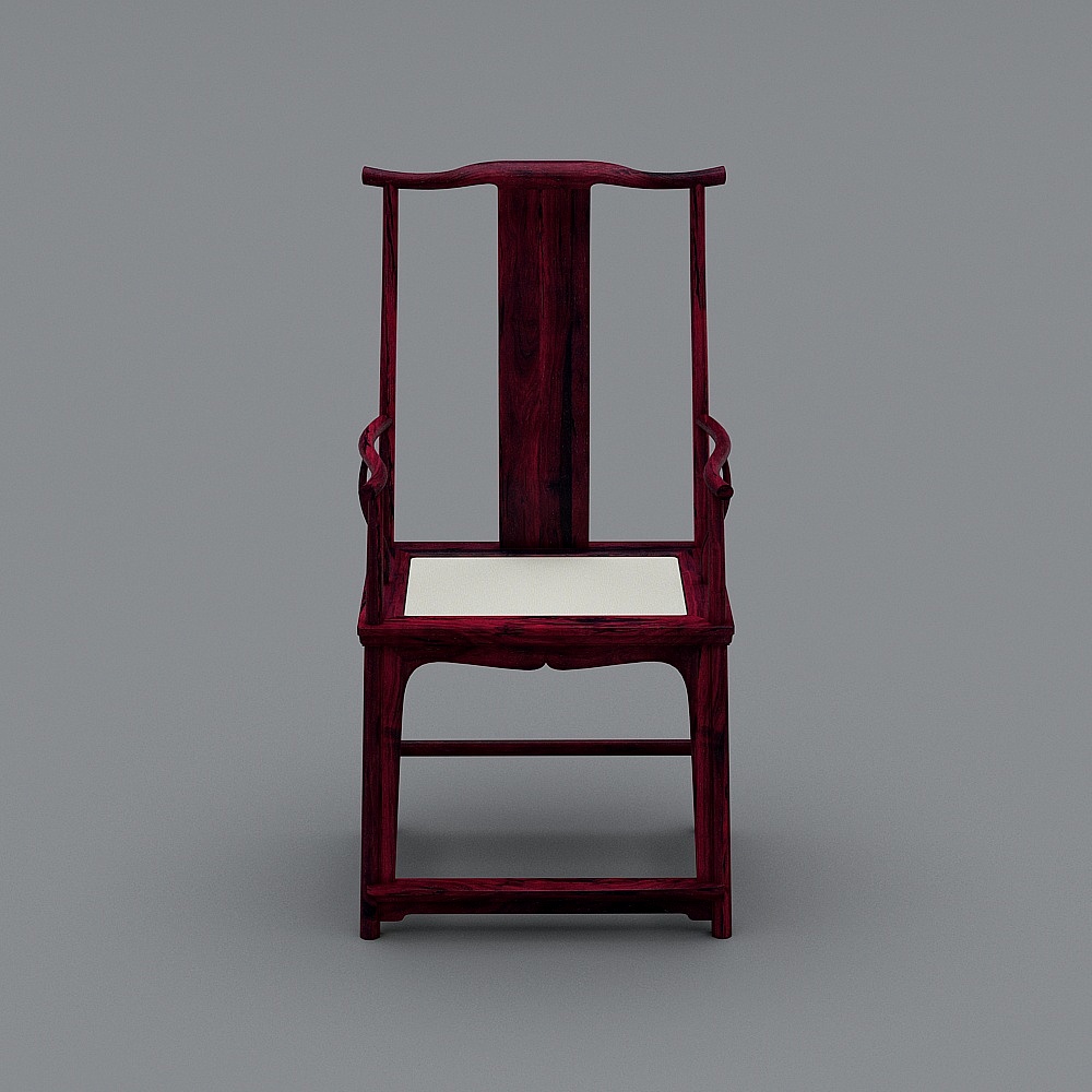 Classic Rosewood Chair 3D model