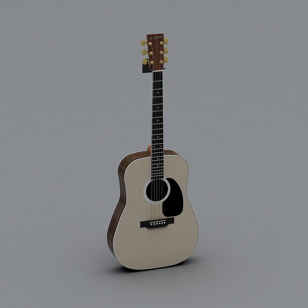 Décoration de guitare acoustique